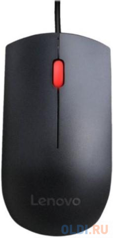 Мышь проводная Lenovo Essential чёрный USB