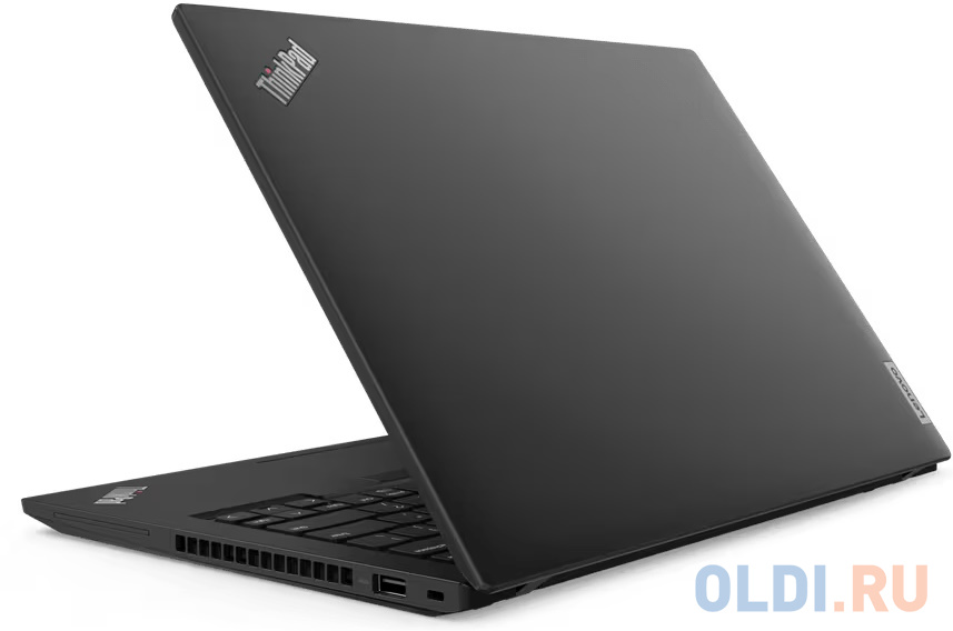 Ноутбук Lenovo ThinkPad T14 G4 Core i7 1360P 16Gb SSD512Gb NVIDIA GeForce MX550 4Gb 14" IPS WUXGA (1920x1200) noOS black WiFi BT Cam (21HEA023CD)