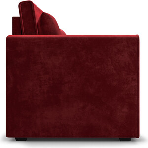 Выкатной диван Mebel Ars Санта (бархат красный star velvet 3 dark red) в Москвe