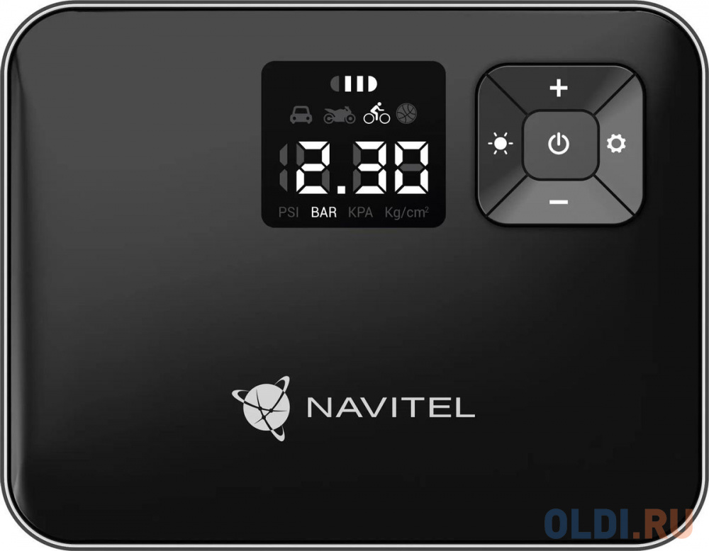 Автомобильный компрессор Navitel AIR 15 AL 15л/мин шланг 0.26м