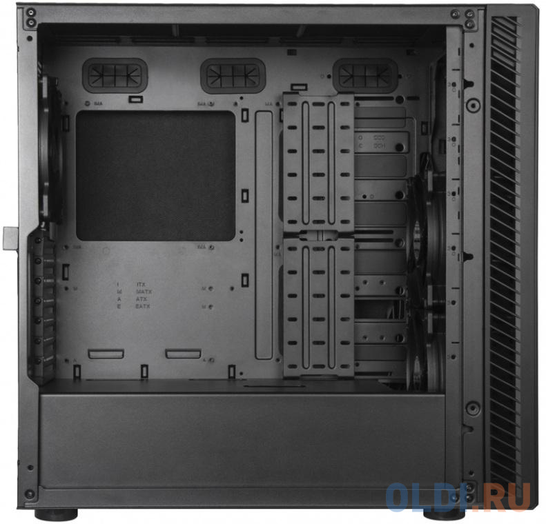 Корпус ATX SilverStone SST-SEQ1B Без БП чёрный в Москвe