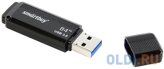 Внешний накопитель 64Gb USB Drive <USB3.0 Smartbuy Dock Black (SB64GBDK-K3)