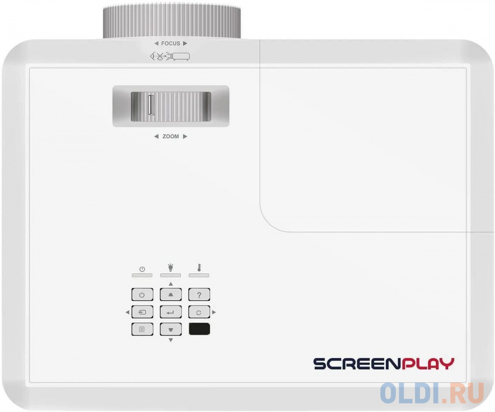 Проектор ScreenPlay INFOCUS [SP126] DLP, 4000 lm, WXGA, 30 000:1, 1.541.72:1, HDMI 1.4, VGA in, S-Video, 3.5mm in/out, USB-A, лампа 15 000ч.(ECO mode)