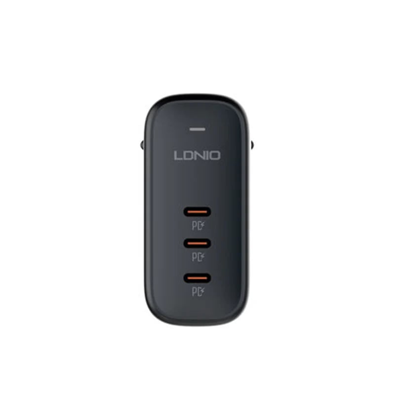 Зарядное устройство Ldnio Q367 3xUSB-C 3.3-20V 65W + кабель PD Black LD_C3474