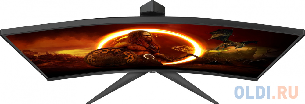 МОНИТОР 27" AOC C27G2Z3 Black-Red (VA, изогнутый, 1920x1080, 280Hz, 0.5 ms, 178°/178°, 300 cd/m, 80M:1, +2xHDMI 2.0,DP)