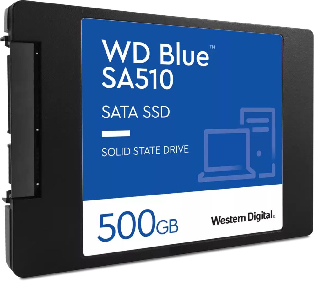 Накопитель SSD WD 500G SATA III Blue SA510 (WDS500G3B0A) в Москвe