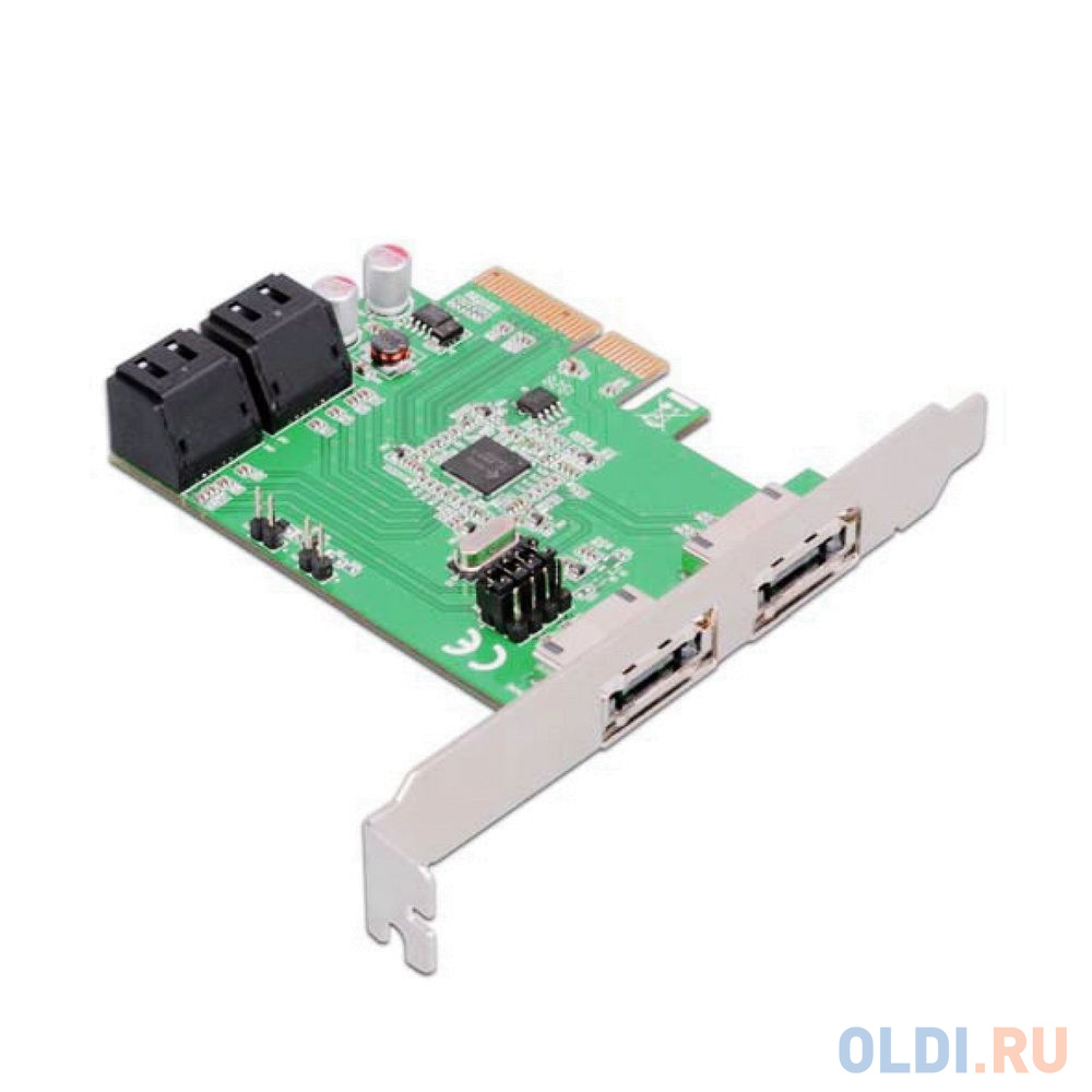 FG-EST24A-1-3L01 PCI-E SATA 6G 4 port CARD, Asmedia ASM1064, RTL {100} в Москвe