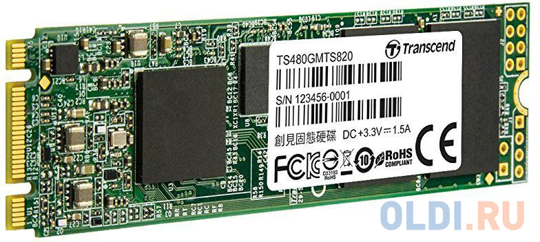 SSD накопитель Transcend MTS820 480 Gb SATA-III