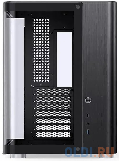 Корпус без блока питания/ Корпус JONSBO TK-2 Black ATX без БП, mini-ITX, micro-ATX, ATX, черный в Москвe