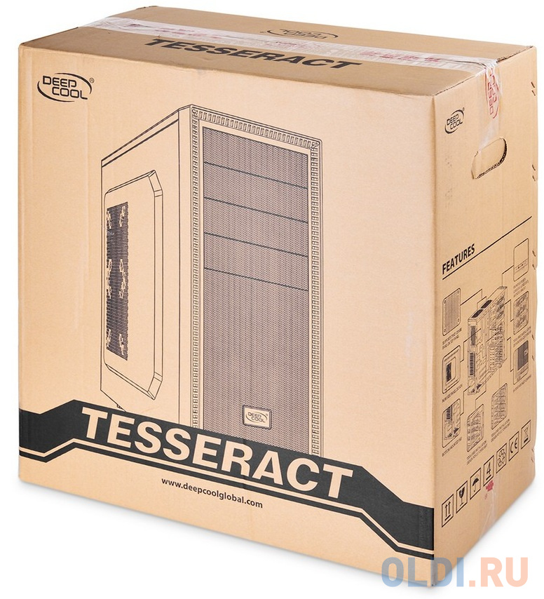 Корпус ATX Deepcool Tesseract BF Без БП чёрный DP-CCATX-TSRBFBK