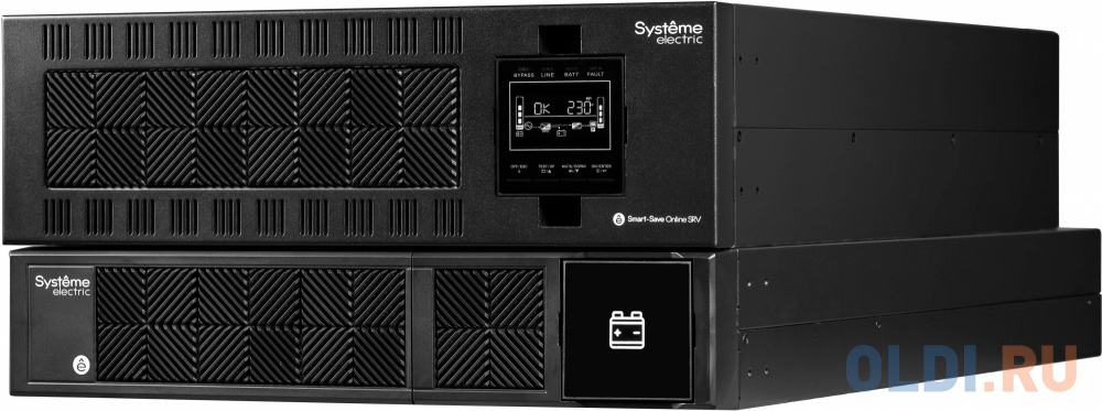 Systeme Electriс Smart-Save Online SRV, 10000VA/9000W, On-Line, Extended-run, Rack 5U(Tower convertible), LCD, Out: Hardwire, SNMP Intelligent Slot, U в Москвe