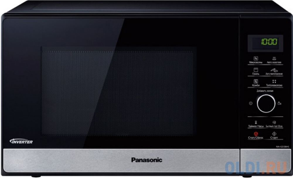 Микроволновая печь Panasonic NN-SD38HSZPE 1000 Вт серебристый чёрный