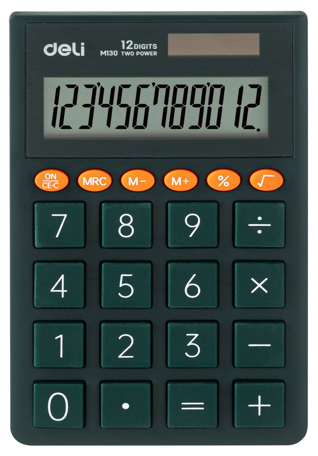 Калькулятор карманный Deli EM130GREEN зеленый