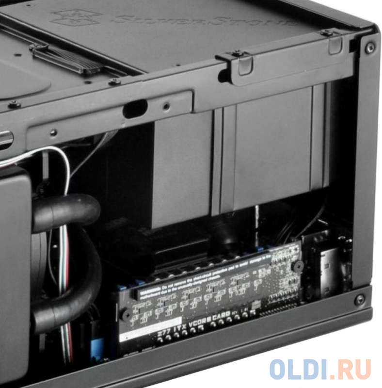 Корпус mini-ITX SilverStone SST-SG13B-Q Без БП чёрный