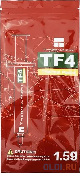 Термопаста Thermalright TF4, 1.5 грамма, 9.5 Вт/(м·K), -50/240С