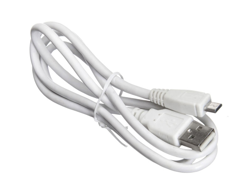 Кабель USB 2.0(Am)-Micro USB 2.0(Bm), 1м, белый Netko (NUSB-mic-2.0A-1m-pp/wht)