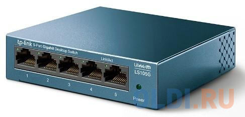 Коммутатор TP-LINK LS105G 5-портовый 10/100/1000 Мбит/с настольный коммутатор