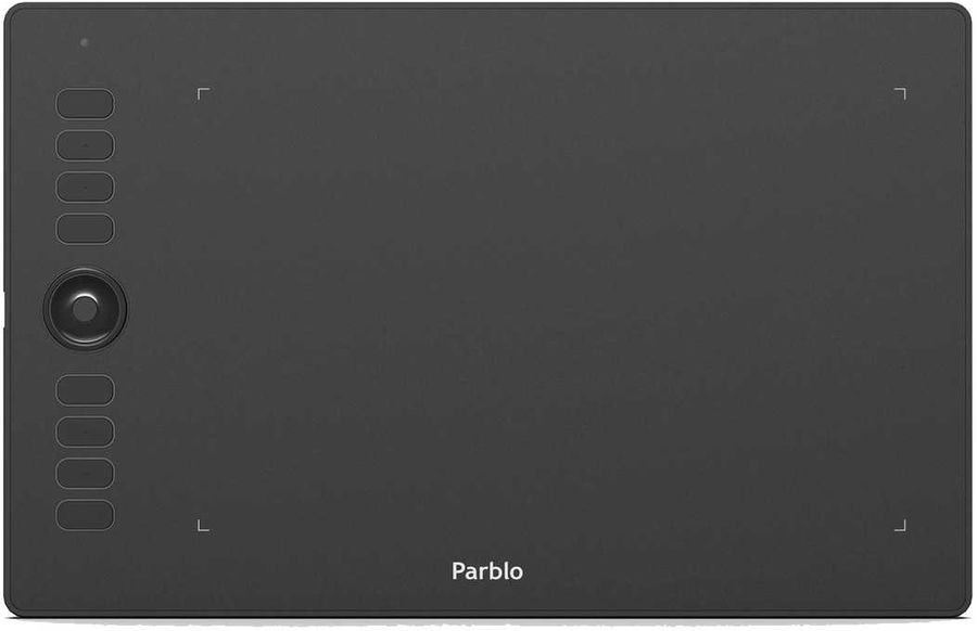 Графический планшет Parblo Parblo A610 Pro, 254x152, 5080 lpi, USB Type-C, перо - беспроводное, черный (Parblo A610 Pro)