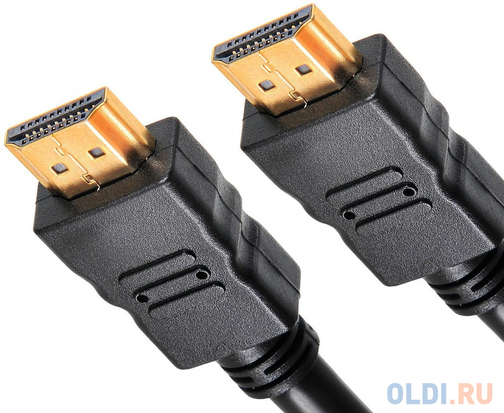 Кабель HDMI 1.8м BURO HDMI-19M/19M-1.8M-MG круглый черный в Москвe