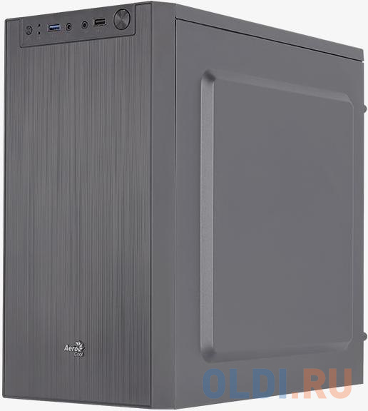 Корпус microATX Aerocool Cs-108-S-BK-v1 Без БП чёрный