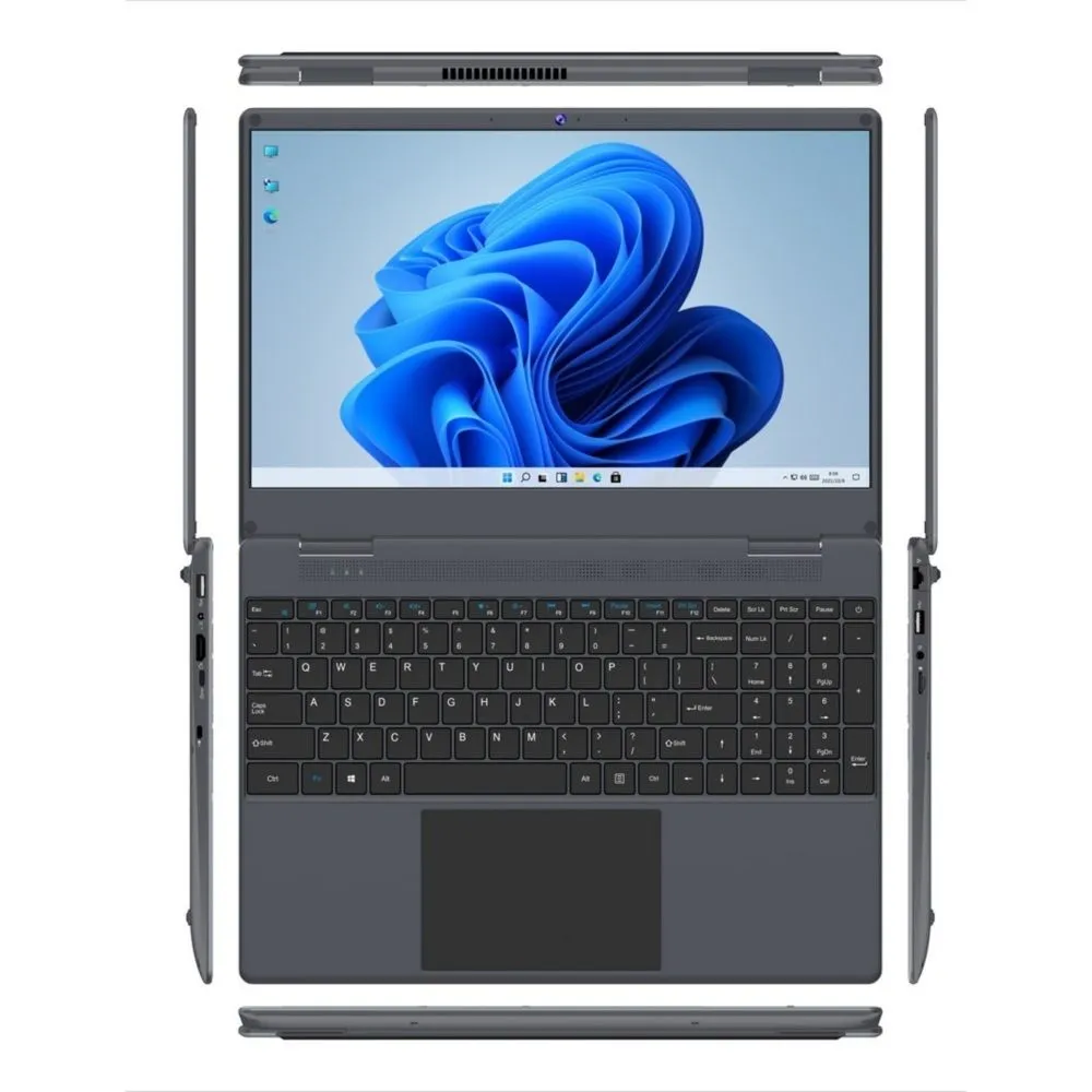 Ноутбук Hiper WorkBook 15.6" IPS 1920x1080, Intel Core i3 1000NG4 1.1 ГГц, 8Gb RAM, 256Gb SSD, W11Pro, черный (U26-15FII3100R8S2WPG)