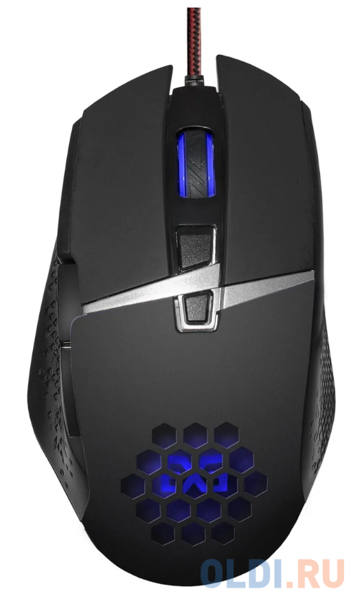 Exegate EX289490RUS Мышь ExeGate Gaming Standard Laser GML-14 (USB, лазерная, 1000/1200/3000/4000dpi, 8 кнопок и колесо прокрутки, длина кабеля 1,5м,