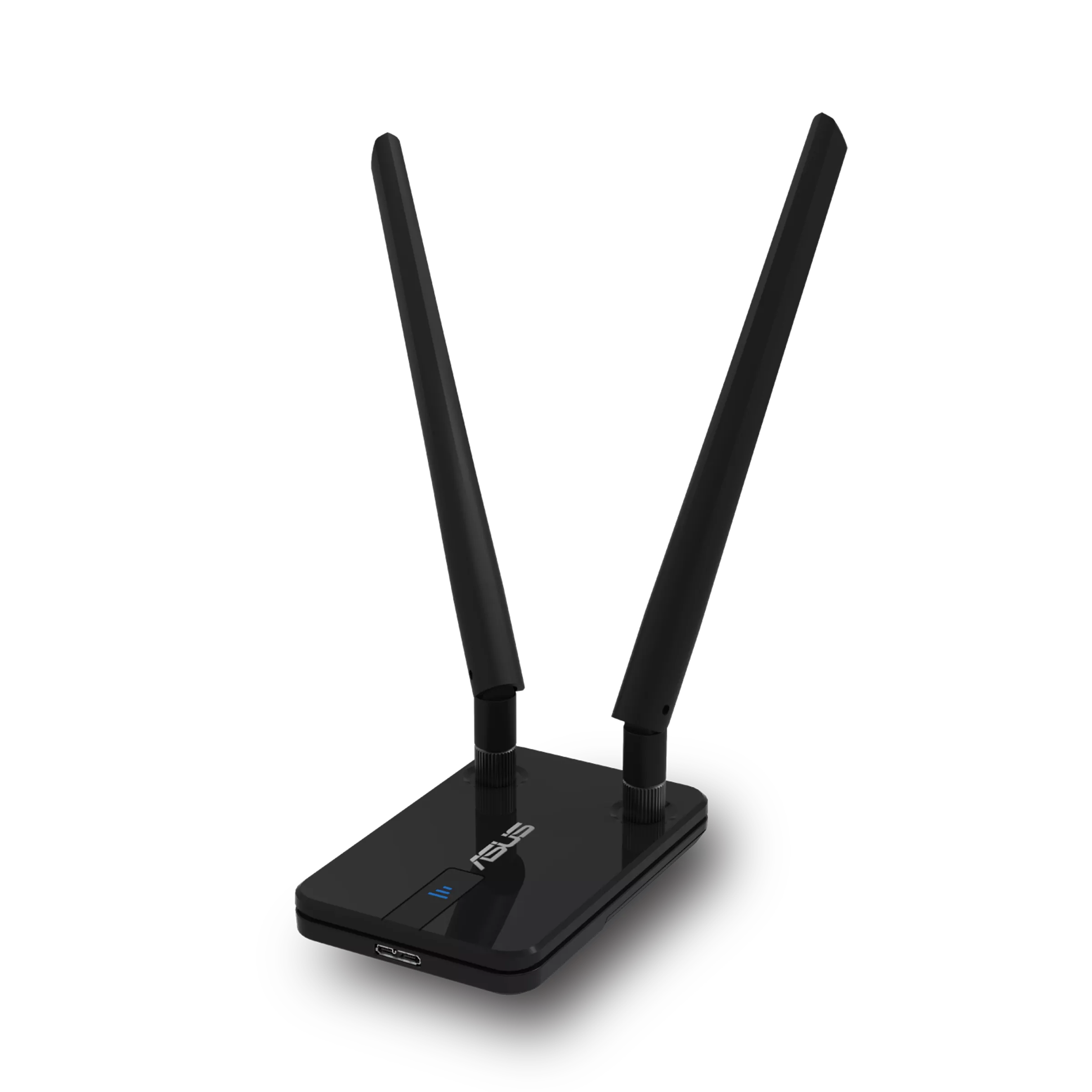 Адаптер Wi-Fi ASUS USB-AC58, 802.11a/b/g/n/ac, 2.4 / 5 ГГц, до 867 Мбит/с, USB, внешних антенн: 2x5 дБи (90IG06I0-BM0400)