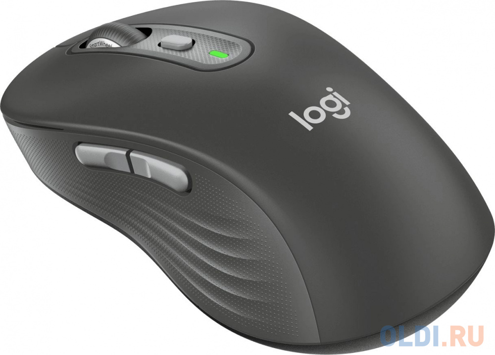 Мышь Logitech M750 L Large графитовый оптическая 4000dpi беспров. BT/Radio USB 5but (910-006266)