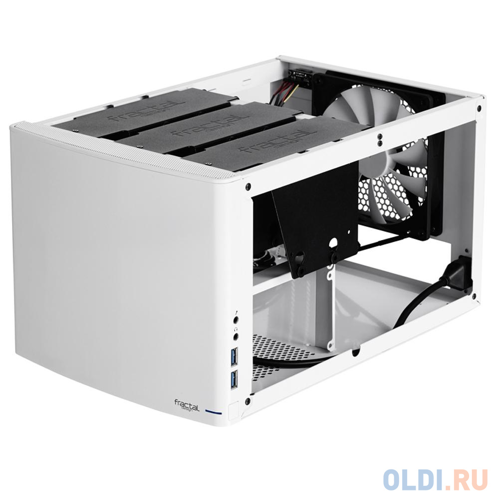 Корпус Mini-ITX Fractal Design Node 304 Без БП белый FD-CA-NODE-304-WH