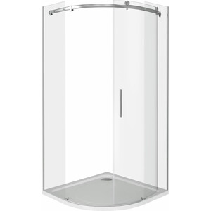 Душевой уголок Good Door Galaxy R 100x100 прозрачный, хром (R-100-C-CH) в Москвe