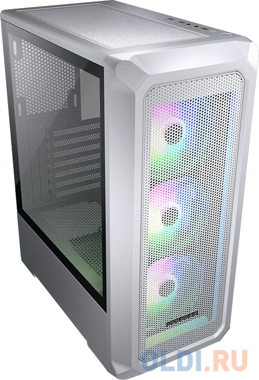 Cougar Archon 2 Mesh RGB White, 3х120мм ARGB Fan, ARGB Fan Hub, без БП, белый, ATX