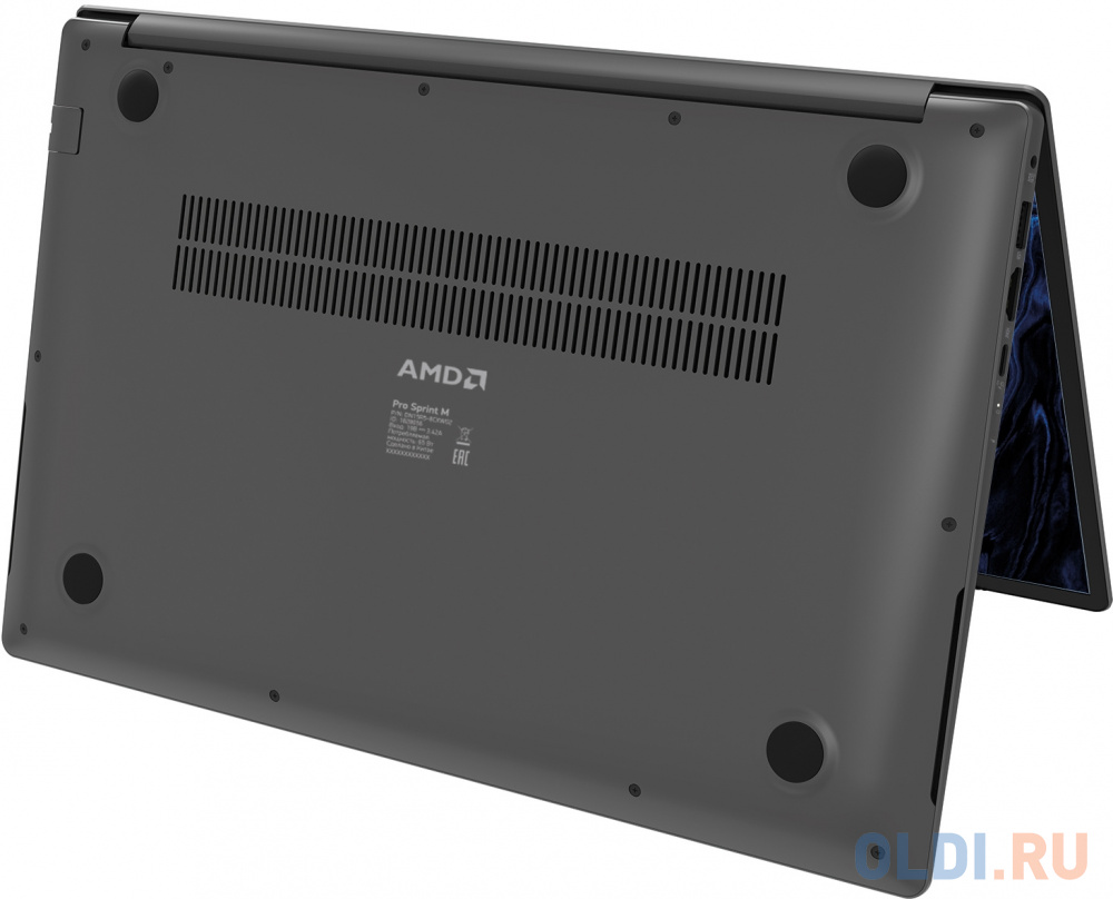 Ноутбук Digma Pro Sprint M Ryzen 7 3700U 8Gb SSD256Gb AMD Radeon RX Vega 10 15.6" IPS FHD (1920x1080) Windows 11 Professional grey WiFi BT Cam 47