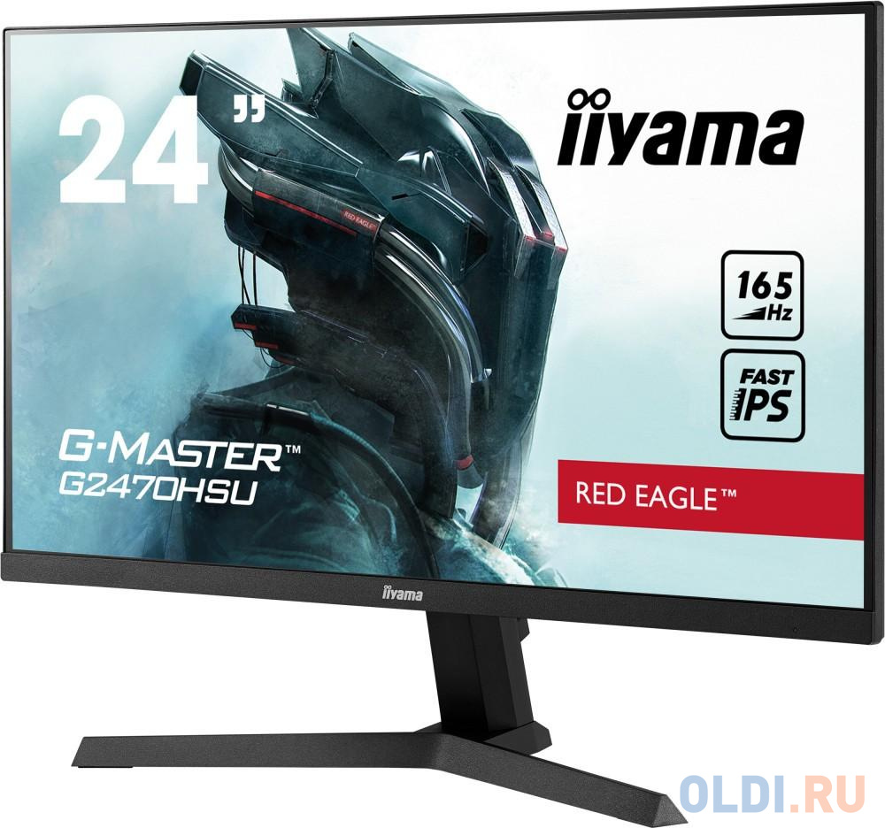 Монитор 23.8" iiYama G-Master G2470HSU-B1 черный IPS 1920x1080 250 cd/m^2 0.8 ms HDMI DisplayPort Аудио USB