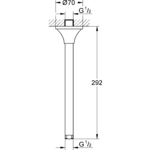 Кронштейн Grohe Grandera (27982000) в Москвe