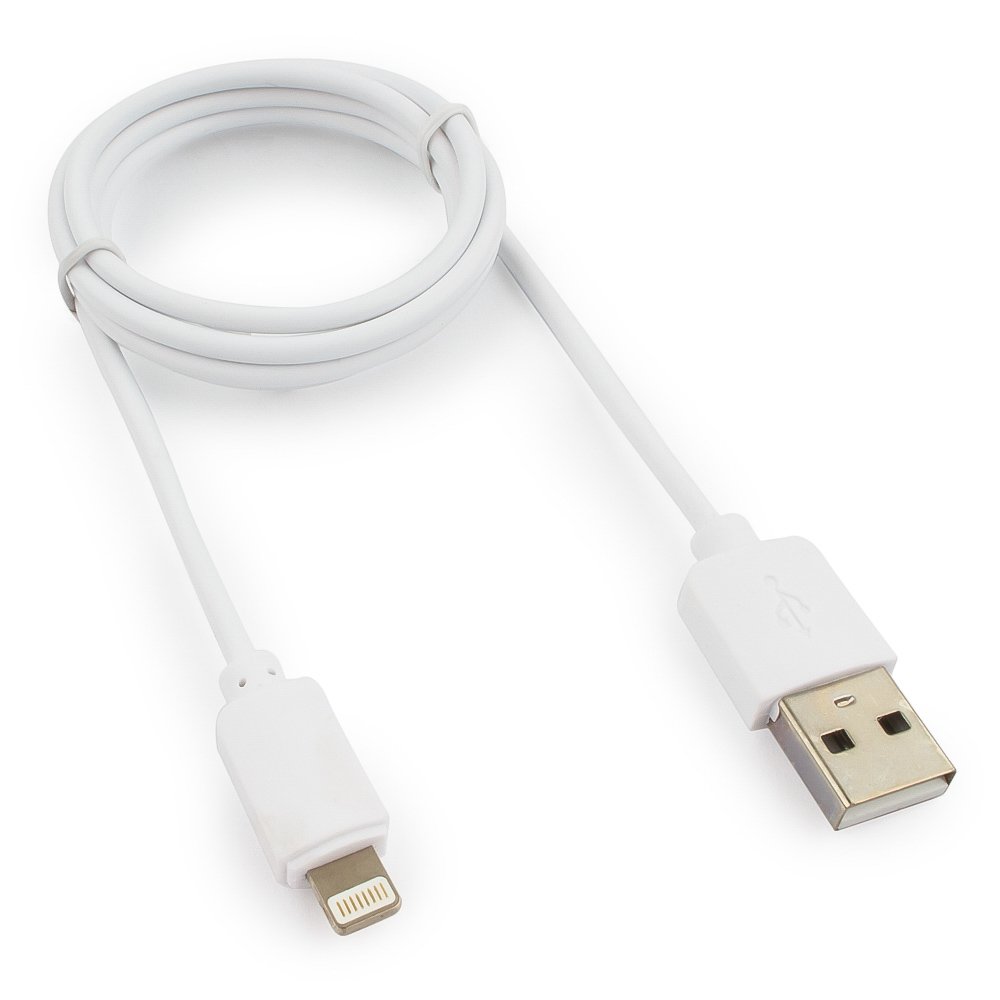 Кабель Гарнизон USB AM - Lightning 1m White (GCC-USB2-AP2-1M-W) в Москвe