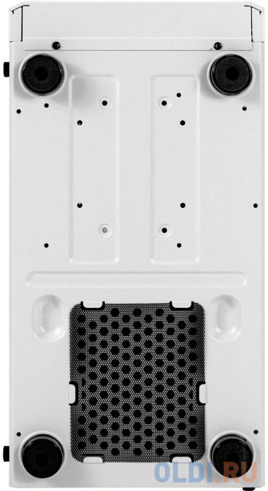 Корпус Miditower ExeGate Mistery Z4-NPX600 White (ATX, БП 600NPX с вент. 12см, 2*USB+1*USB3.0, HD аудио, белый, вент. 12 см с RGB подсветкой, пылевые