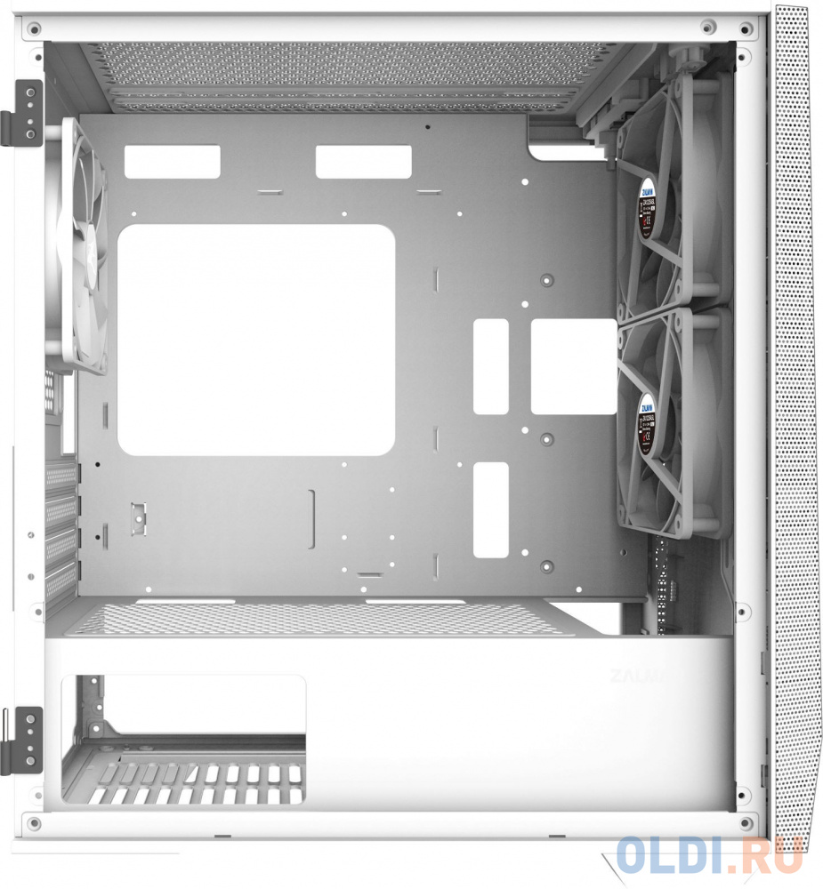 Корпус MiniTower Zalman Z1 Iceberg white (mATX, window, FRONT 2x120mm, REAR 1x120mm, без БП) (Z1 Iceberg white)