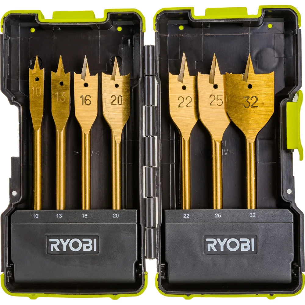 Набор перьевых сверл Ryobi