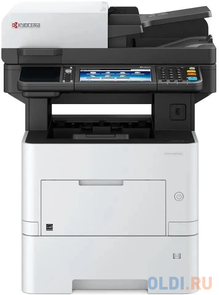 Kyocera ECOSYS M3655idn (замена M3550idn), P/C/S, ч/б лазерный, A4, 55 стр/мин, 1200x1200 dpi, 1 Гб, USB 2.0, Network, HyPAS, лоток 500 л., Duplex, ав