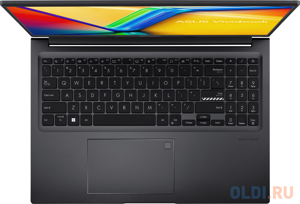 Ноутбук Asus VivoBook 16 M1605XA-MB088 Ryzen 9 7940HS 16Gb SSD1Tb AMD Radeon 16" IPS WUXGA (1920x1200) noOS black WiFi BT Cam (90NB1221-M003Y0)