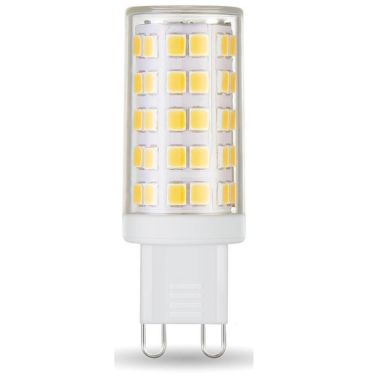Лампа светодиодная G9, 220В, 3.5Вт, 460лм, 4100K/нейтральный, gauss (107009205)