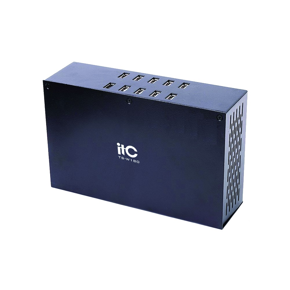 Зарядное устройство ITC TS-W180, 10USB, синий (TS-W180)