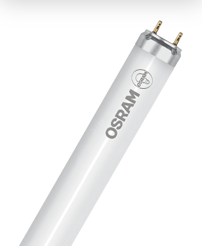 Лампа линейная светодиодная G13 ST8B-0.6M 9W/840 230VAC DE 25X1, T8, ⌀26мм x 600мм, 9Вт, 800лм, 4000K/нейтральный, 80 Ra, OSRAM (4058075377486)
