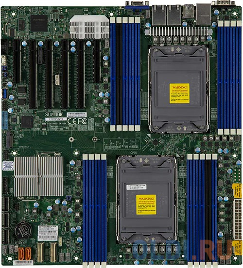 Материнская плата MBD-X12DPI-NT6-B 3rd Gen Intel® Xeon® Scalable processors Dual Socket LGA-4189 (Socket P+) supported, CPU TDP supports Up to 270W TD в Москвe