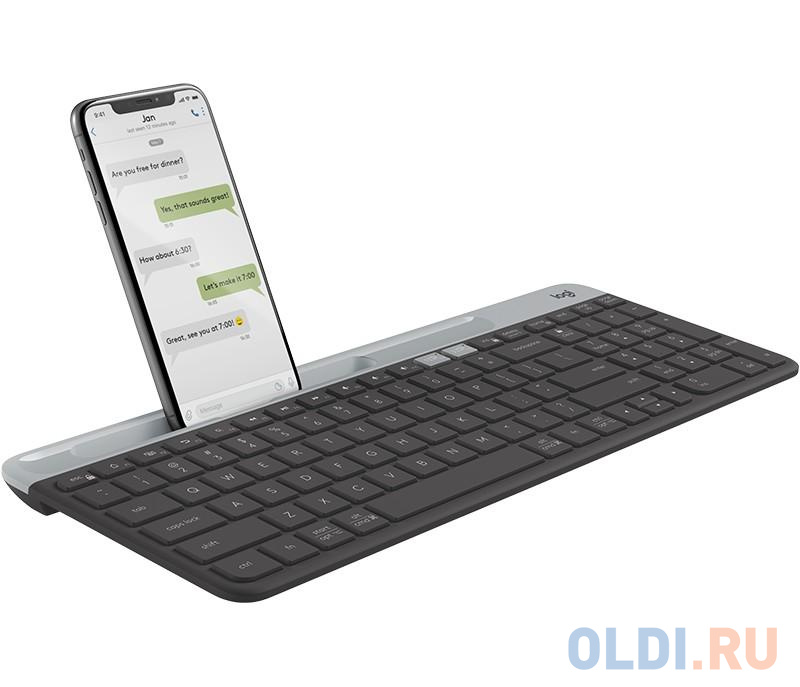 (920-009275) Клавиатура Беспроводная Logitech Slim Wireless Bluetooth Multi-Device Keyboard K580