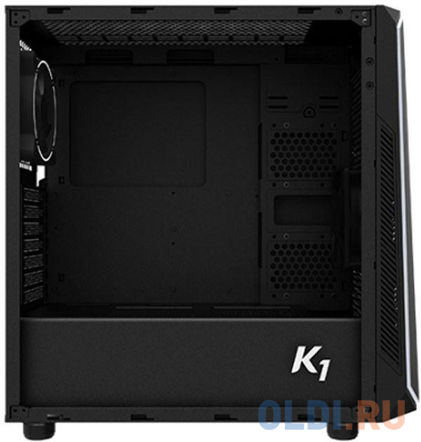 Корпус ATX Zalman K1 Rev.B Без БП чёрный в Москвe