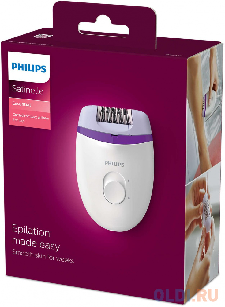 Эпилятор Philips BRE225/00 белый