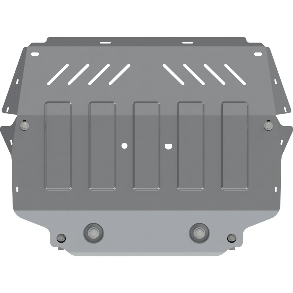 Защита картера двигателя и кпп алюминий 4 мм для SKODA Yeti (2009-2018) / для VOLKSWAGEN Jetta (2005-2010) sheriff
