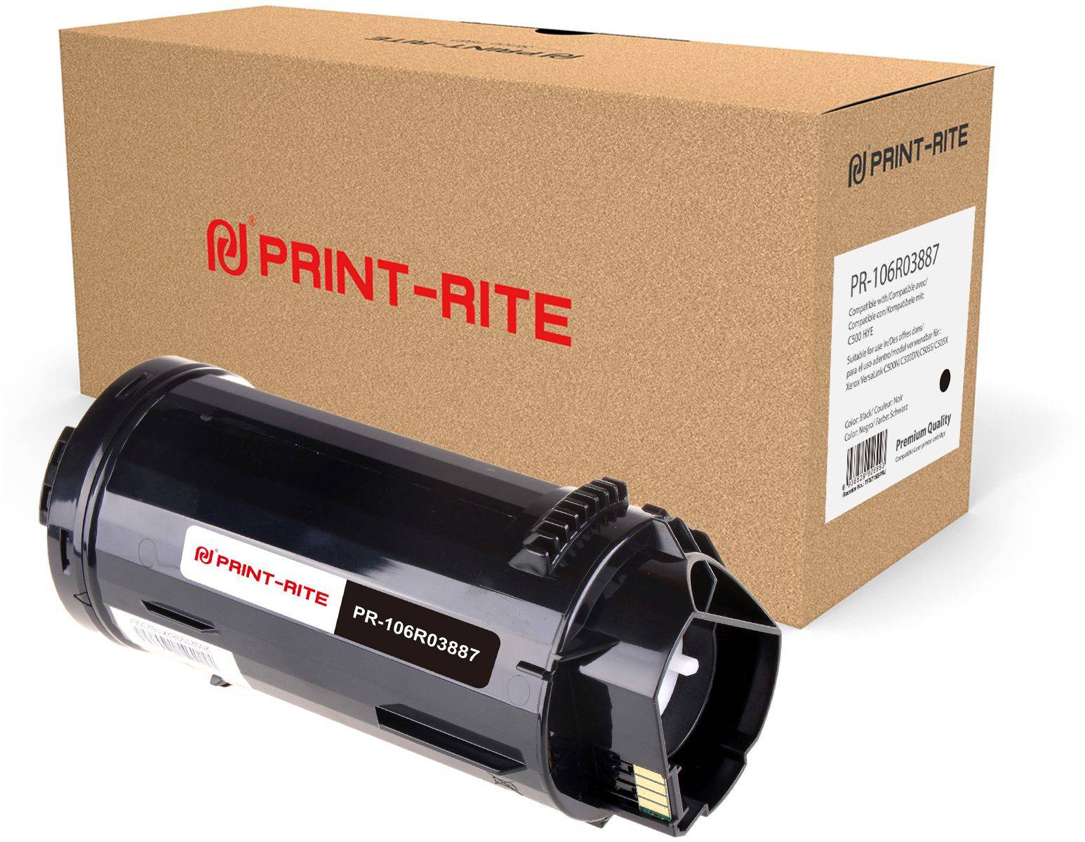 Картридж Print-Rite TFX715BPRJ 106R03887 черный (pr-106r03887)