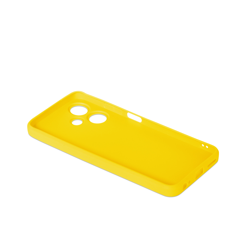 Чехол DF для Infinix Hot 30 Play Silicone Yellow inCase-31 в Москвe